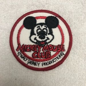 Vintage Mickey Mouse club patch - NEW